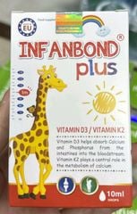 Vitamin D3K2 Inf Anbond plus drop 10ml