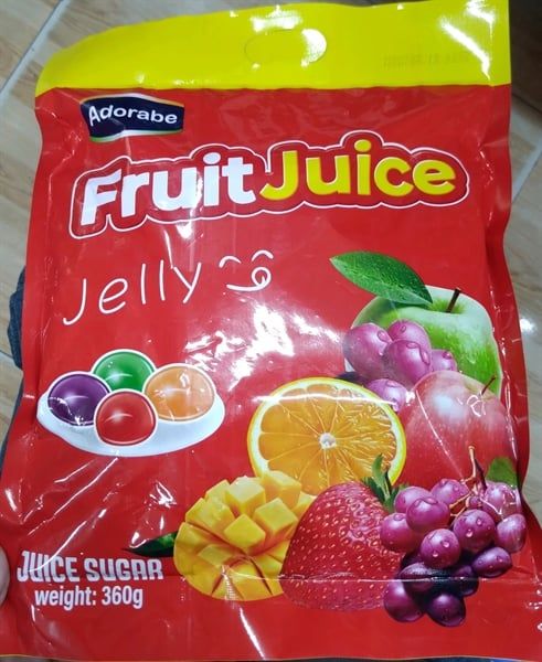 Kẹo dẻo hoa quả Adorabe Fruit Juice 360g