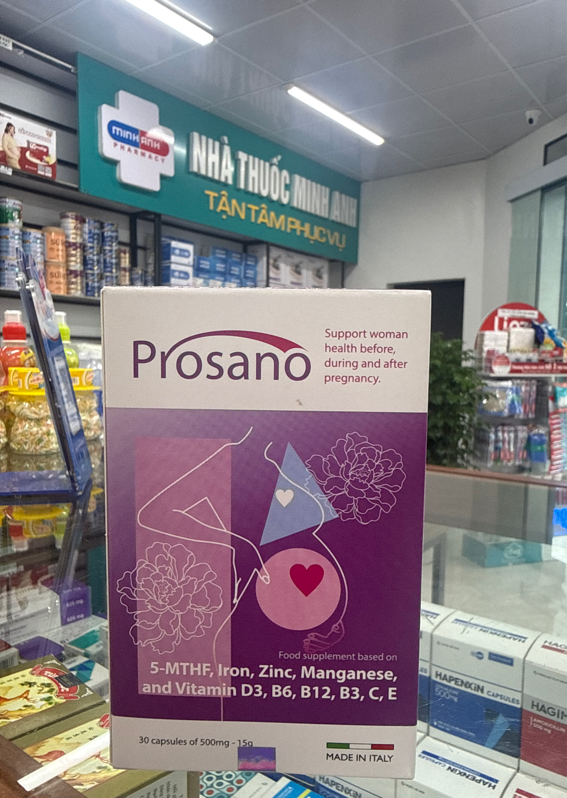 Bổ bầu prosano 5MTHF hộp 30 viên