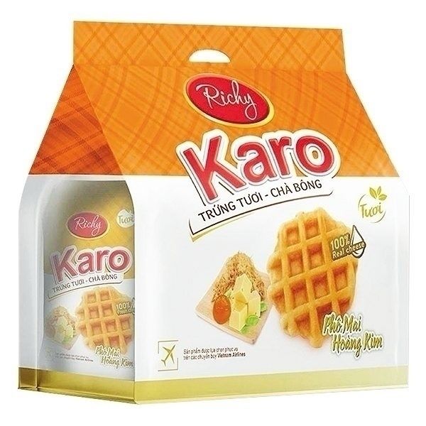 Bánh Karo trứng tươi chà bông
