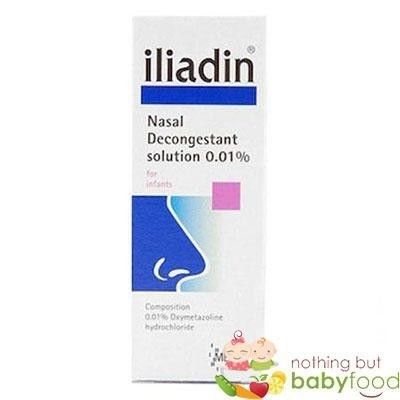 Thuốc nhỏ mũi Iliadin 0.01% cho trẻ dưới 1 tuổi