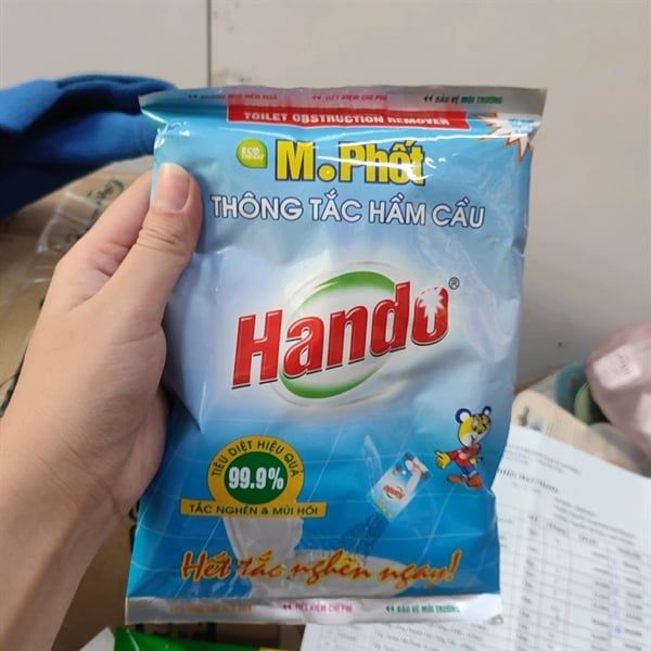 M. Phốt Thông tắc hầm cầu Hando gói 300g