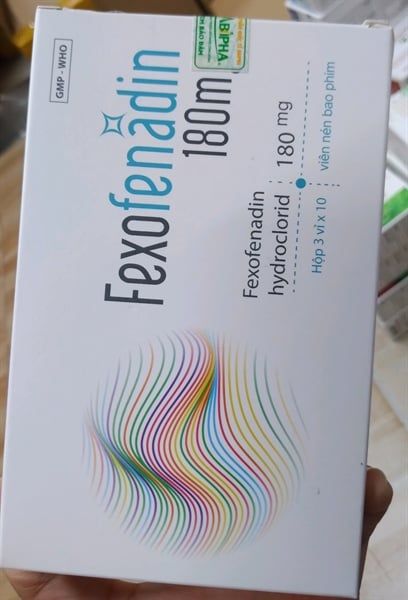 Fexofenadin 180mg Abipha hộp 3 vỉ x 10 viên