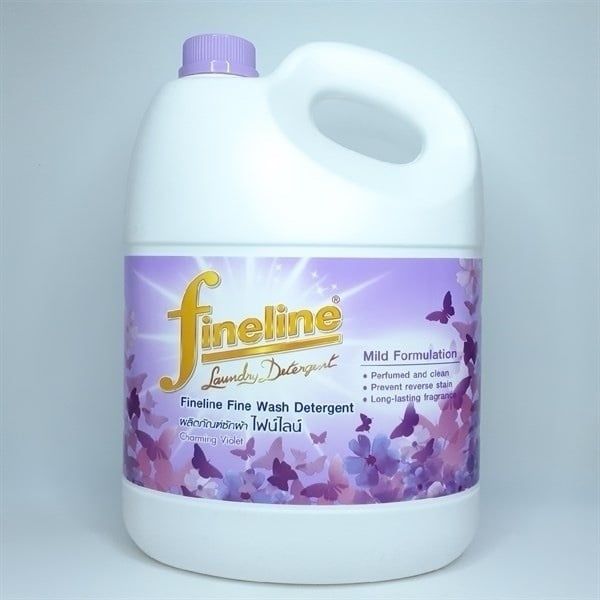 Can giặt xả Fineline 3 lít tím