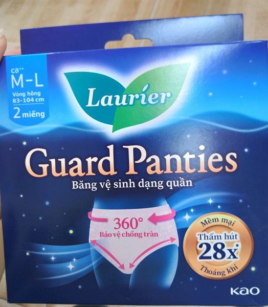 Bvs quần Laurier size ML 2 miếng