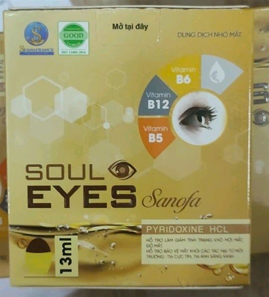 Dung dịch nhỏ mắt Soul eyes sanofa H13ml