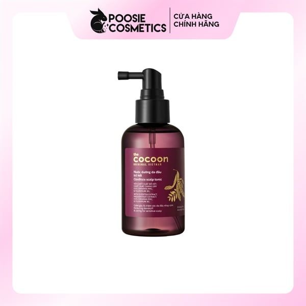 Nước dưỡng da đầu bồ kết Cocoon giảm gàu và chăm sóc da đầu nhạy cảm 140ml