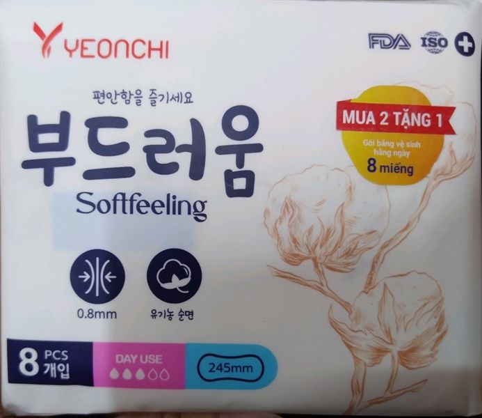 BVS Yeonchi softfeeling không cánh 8m 24.5cm