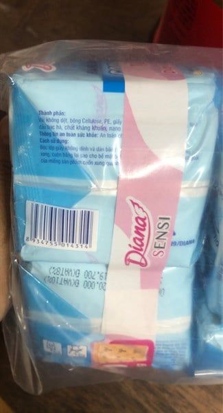 Băng vệ sinh Diana hàng ngày Sensi Cool Fresh