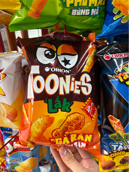 Bim bim Toonies phô mai/ gà 60g