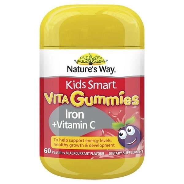 Nature's Way Kids smart Vita gummies iron+vitamin C 60v