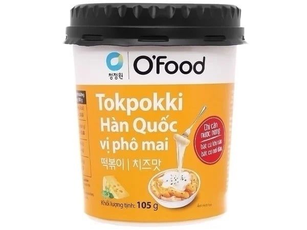 Tokppokki Hàn Quốc Vị phô mai O'food 105g korean tokppokki cheese O'food 105g