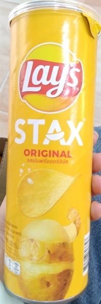 Snack Lay's stax khoai tây miếng vị tự nhiên 100g