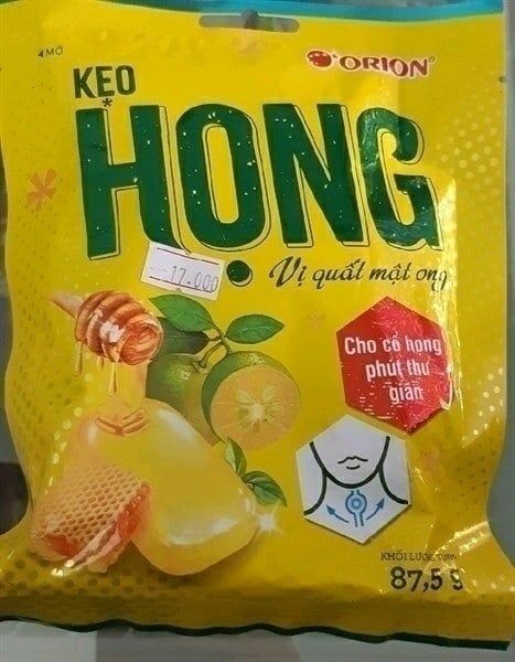Kẹo họng vị quất mật ong 84g