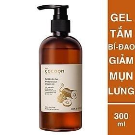 Gel tắm bí đao Cocoon 300ml trị mụn lưng thâm