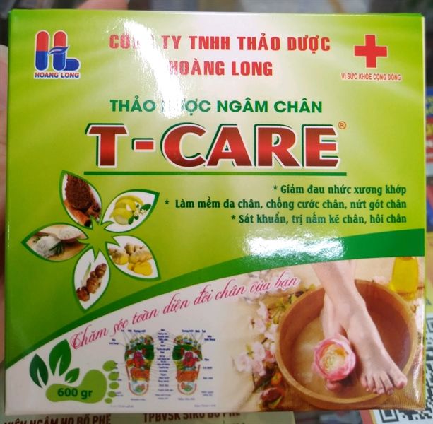 Thảo dược ngâm chân T-CARE hộp 600g