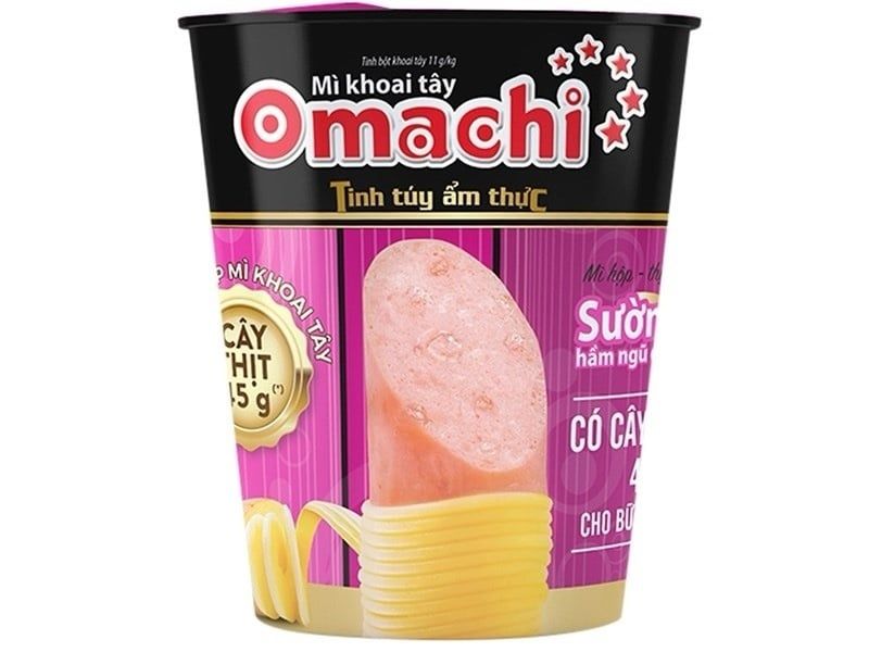 Mì ly Omachi sườn hầm ngũ quả có xx