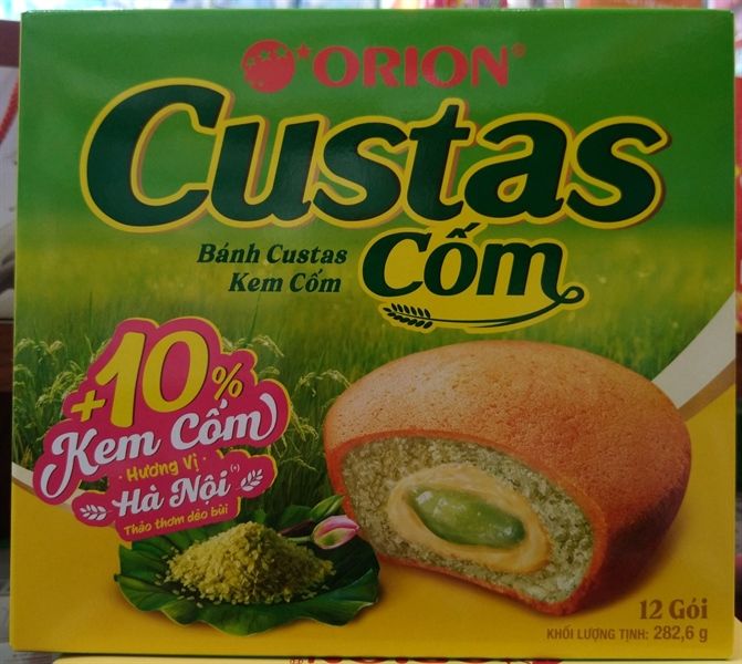 Bánh Custas kem cốm 282,6g(12px23,55g)