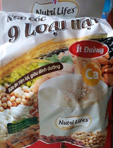 Ngũ cốc 9 loại hạt ít đường 400g Nutri Life's