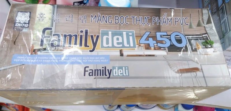 Màng bọc thực phẩm PVC family Deli 450