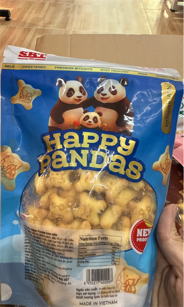 Bánh gấu nhân kem vani 185g