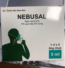 Nebusal 6% muối khí dung cho trẻ trên 1 tuổi