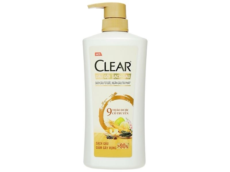 Dầu gội Clear 9 thảo dược cổ truyền 630g