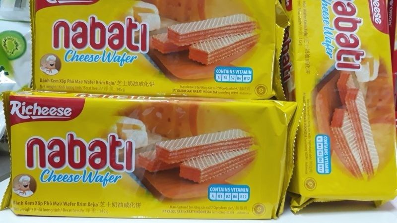 Nabati bánh Xốp vị phô mai 120g cheese Wafers