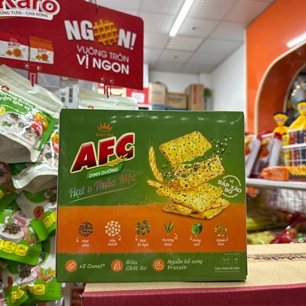 Bánh AFC hạt & thảo mộc 261.6g