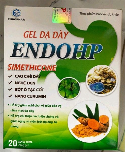 Gel dạ dày Endo HP H20 gói x 10ml