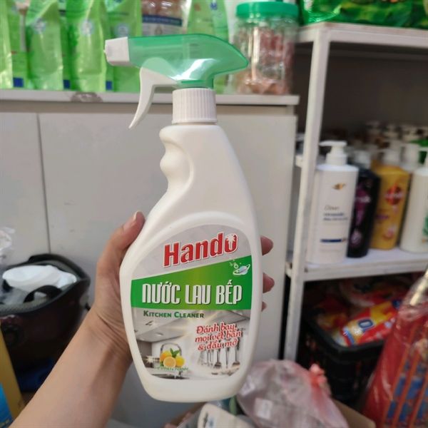 Nước lau nhà bếp Hando chai xịt 500ml