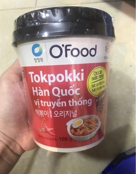 Tokpokki Hàn Quốc Ofood vị truyền thống 105g