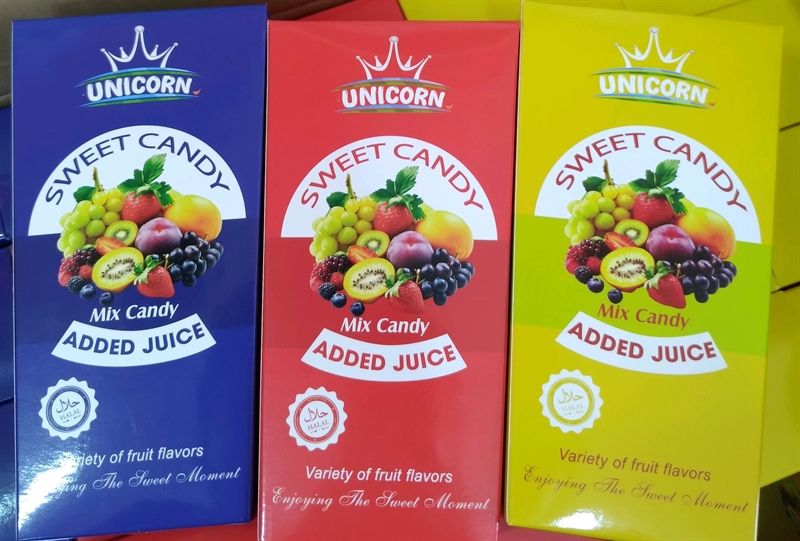 Kẹo Mix candy added juice unicorn 122g
