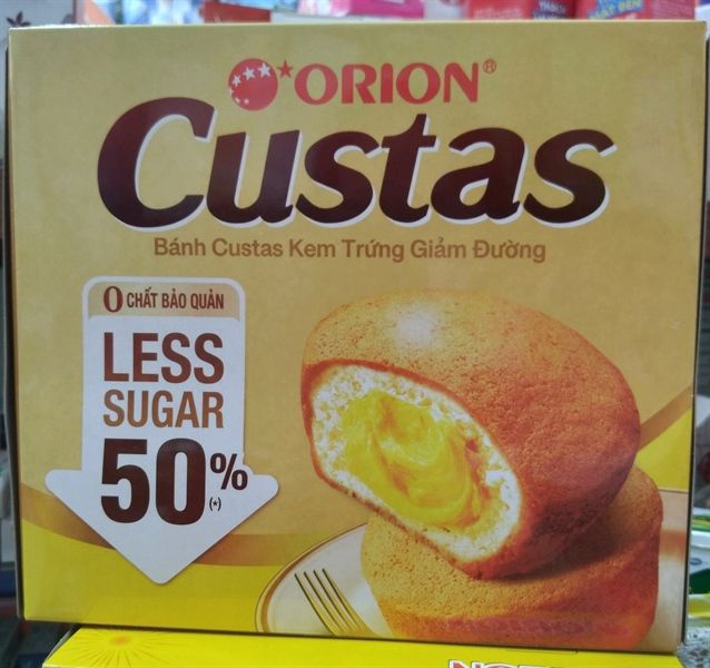 Bánh Custas kem trứng giảm đường 282g(12px23,5g)