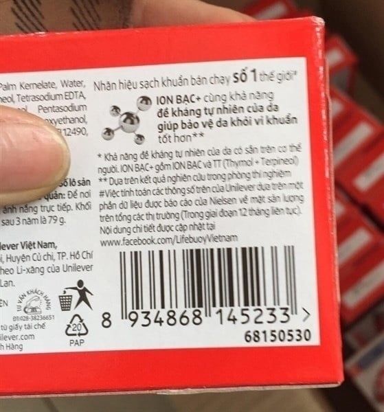 Xà phòng Lifebuoy bảo vệ vượt trội 10 bộ 3 hộp lớn 125g