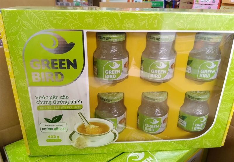 Nước yến sào chưng đường phèn 432g( 6 hũ x 72g)