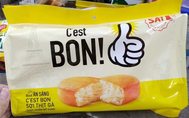 Bánh Bon sợi thịt gà 136g(8px17g)