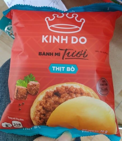 Kinh đô bánh mì tươi thịt bò 70g