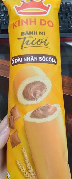 Kinh đô bánh mì ổ dài nhân socola 80g