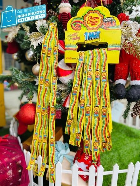 Kẹo dẻo Chupa Chups sour belt 1M hương trái cây