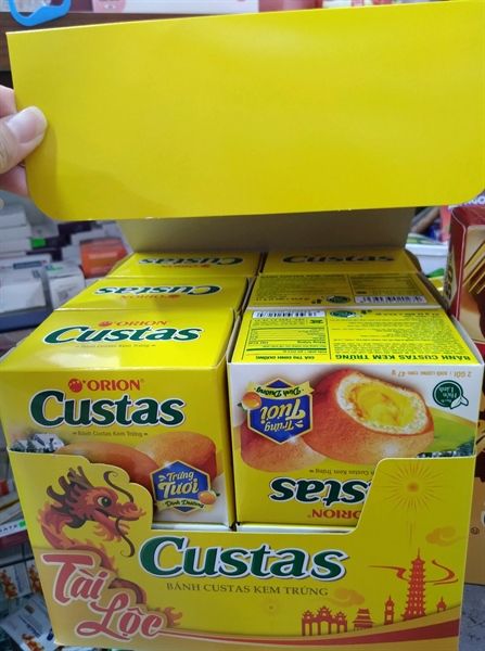Bánh Custas kem trứng 564g/12Hx2px23,5g