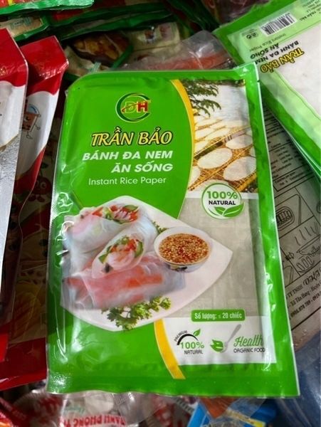 Bánh đa ăn sống trần bảo
