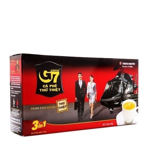 Cà phê hòa tan G7 3in1 Trung Nguyên 21 gói x 16g