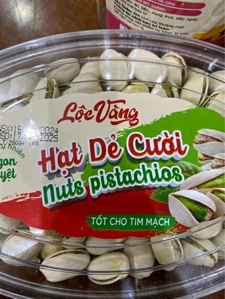 Hạt dẻ cười hộp elip 275g lộc vàng