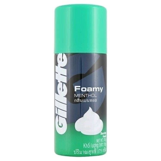 Bọt cạo râu bạc hà Gillette 175g