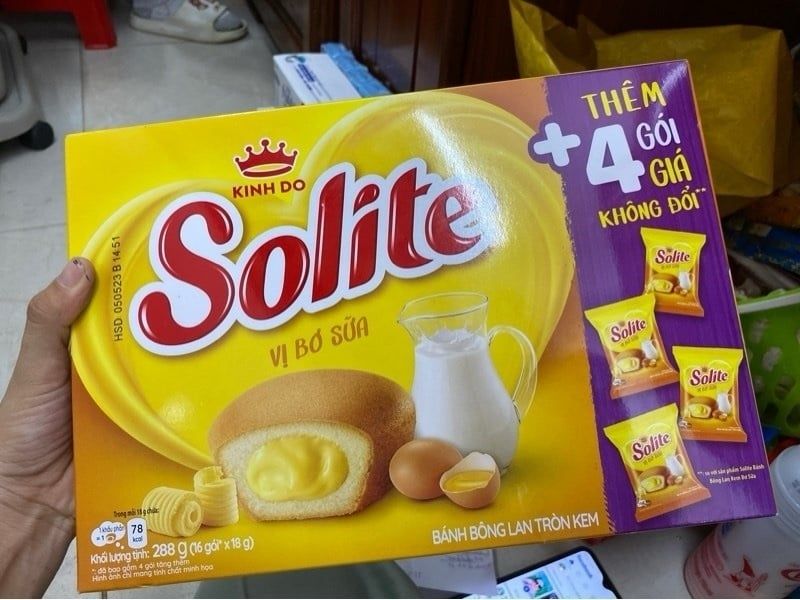 Bánh Solite vị bơ sữa 288g