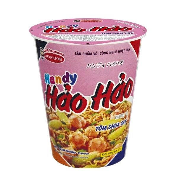 Mì ly Handy hảo hảo tôm chua cay 24 ly x 67g