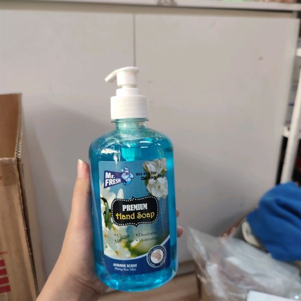 Nước rửa tay dưỡng ẩm Mr Fresh 500ml hương nhài