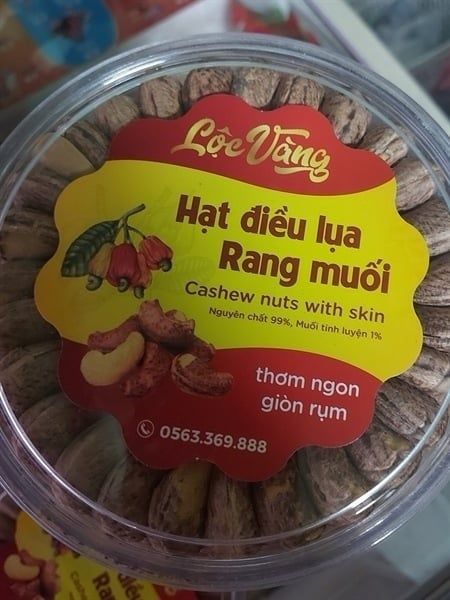 Hạt điều rang muối tròn 500g