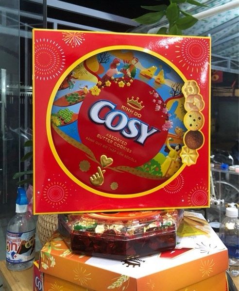 Kdo bánh quy Kinh Đô Cosy thập câm socola 546g
